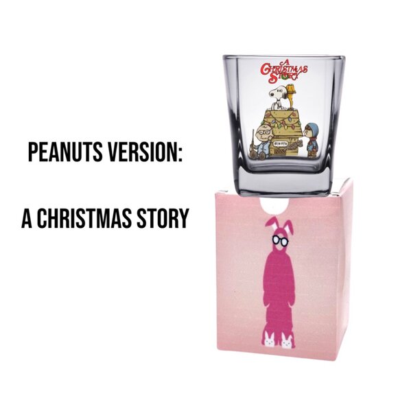 PEANUTS/80s and 90's MOVIE MASHUP Shot Glasses/ Matching Gift Boxes! - Picture 8 of 16
